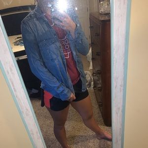 American Eagle denim cardigan